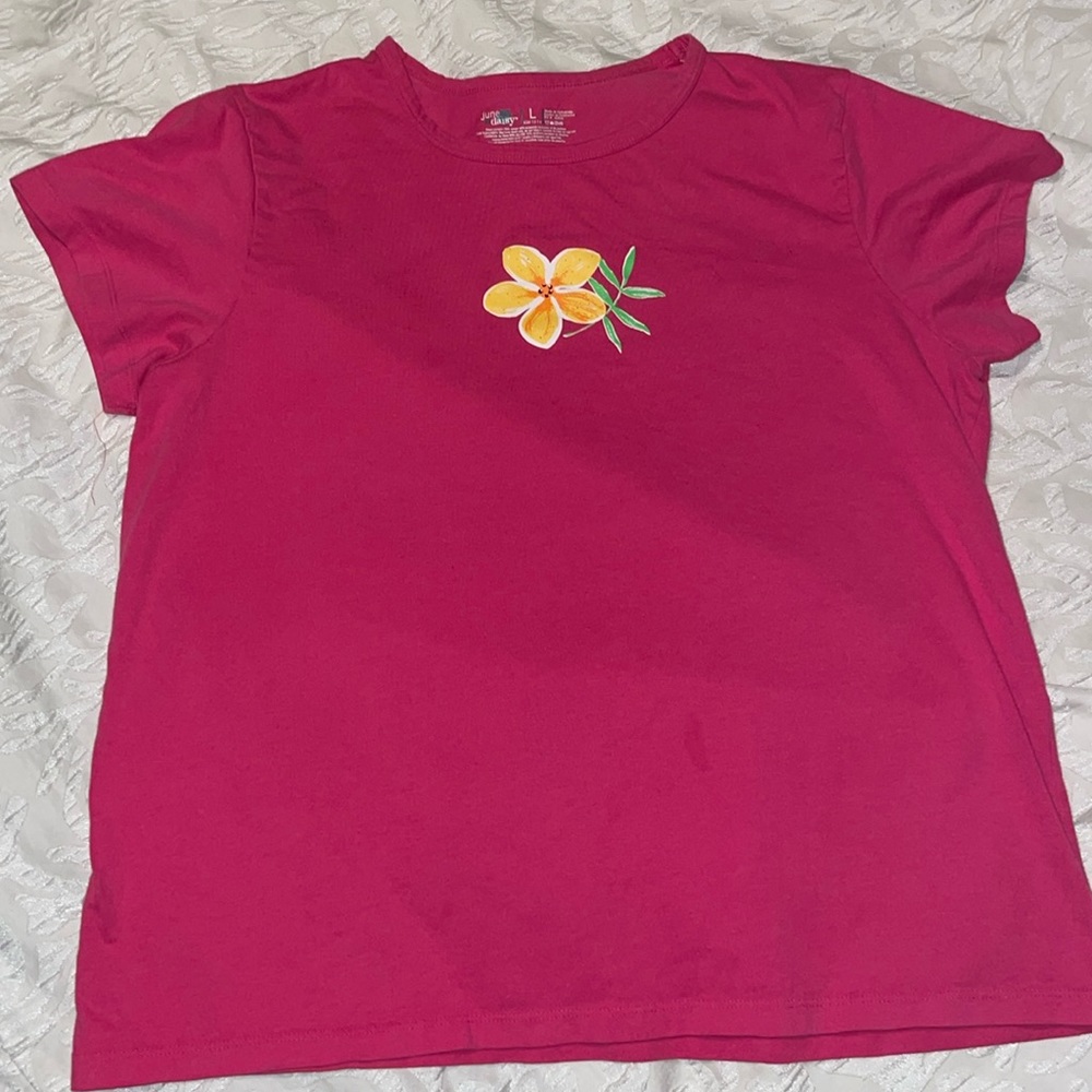 June &daisy large size 12-14 women’s short sleeved tshirt